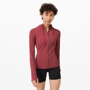 Lululemon HOODED DEFINE JACKET *NULU Chianti sz 8